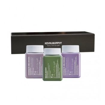 DETOX.ME HYDRATE MINI KIT - mitrinošs un attīrošs mini kopšanas komplekts sausiem un nespodriem matiem