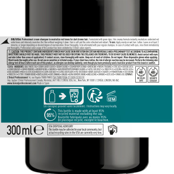 Serie Expert Chroma Crème Green Shampoo - neutralizing red tones