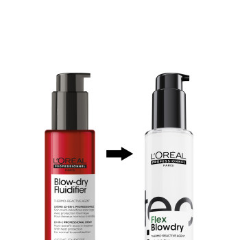 Tecni.Art Flex Blow-Dry Cream - heat protection and volume