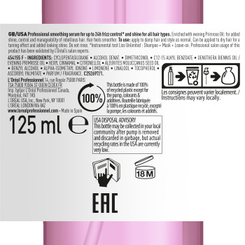 Serie Expert Liss Unlimited Serum - heat protection and shine