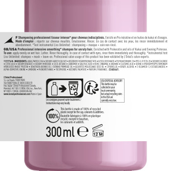 Serie Expert Liss Unlimited Shampoo - smoothing and frizz control