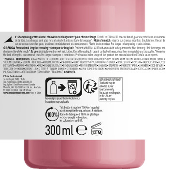 Serie Expert Pro Longer Shampoo - thickening and strengthening