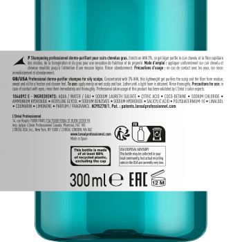 Serie Expert Scalp Advanced Anti-Oiliness Shampoo - purifying for oily scalp