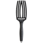 FINGERBRUSH Care Iconic Double bristles black M – double bristle ionic brush