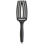 FINGERBRUSH Care Iconic Double bristles black M – double bristle ionic brush