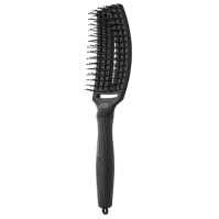 FINGERBRUSH Care Iconic Double bristles black M – double bristle ionic brush