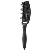 FINGERBRUSH Care Iconic Double bristles black M – double bristle ionic brush
