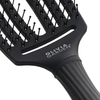 FINGERBRUSH Care Iconic Double bristles black M – double bristle ionic brush