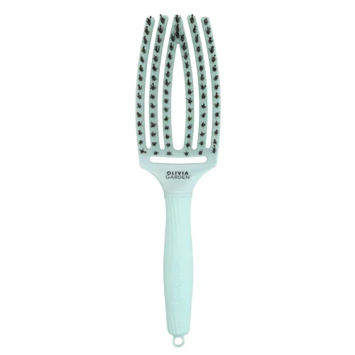 Fingerbrush Care Iconic Boar&Nylon Mint M – curved ionic brush