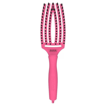 Fingerbrush Care Iconic Boar&Nylon Hot Pink M – izliekta jonu suka