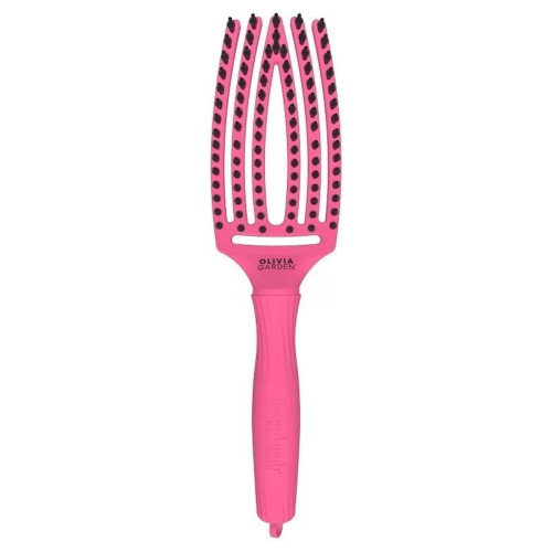 Fingerbrush Care Iconic Boar&Nylon Hot Pink M – izliekta jonu suka
