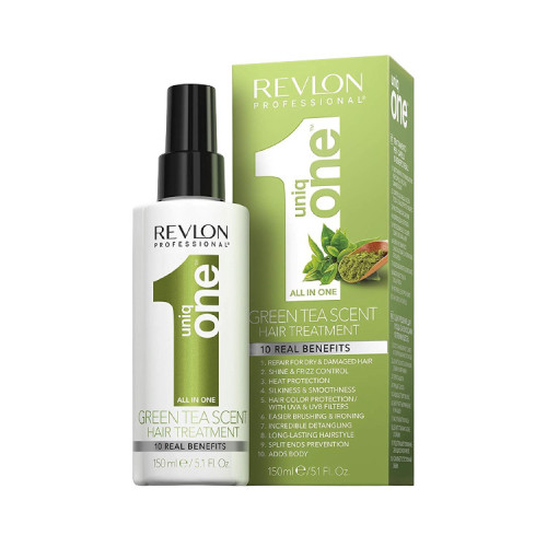 UNIQ ONE Green Tea Hair Treatment 10 in 1 – Refreshing leave-in care for balance and vitality