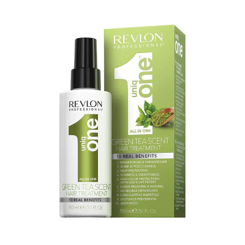 UNIQ ONE Green Tea Hair Treatment 10 in 1 – Refreshing leave-in care for balance and vitality