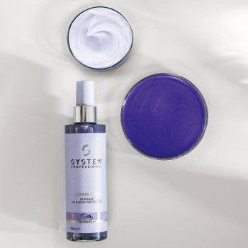 LUXEBLOND DUAL-PHASE PROTECTOR – Heat and UV shield for blonde hair