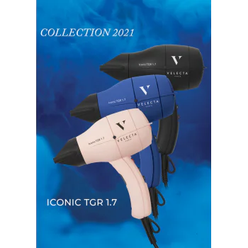 ICONIC TGR 1.7 NOIR INTENSE – īpaši viegls profesionāls fēns