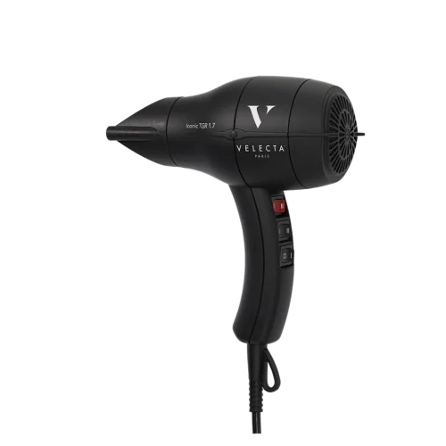ICONIC TGR 1.7 NOIR INTENSE – īpaši viegls profesionāls fēns