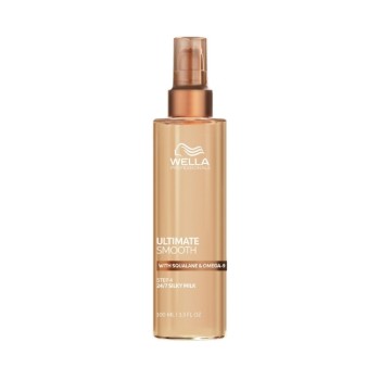 ULTIMATE SMOOTH SILKY MILK - несмываемое разглаживающее молочко с термозащитой до 230°C, защитой от УФ-излучения и влажности