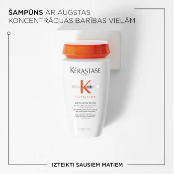 BAIN SATIN RICHE - питательный и увлажняющий шампунь для очень сухих волос