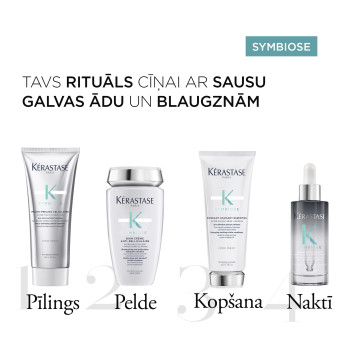 BAIN CRÈME ANTI-PELLICULAIRE - krēmveida šampūns pret blaugznām