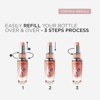 L’HUILE CHROMA ÉCLAT REFILL - сменный блок масла для окрашенных волос
